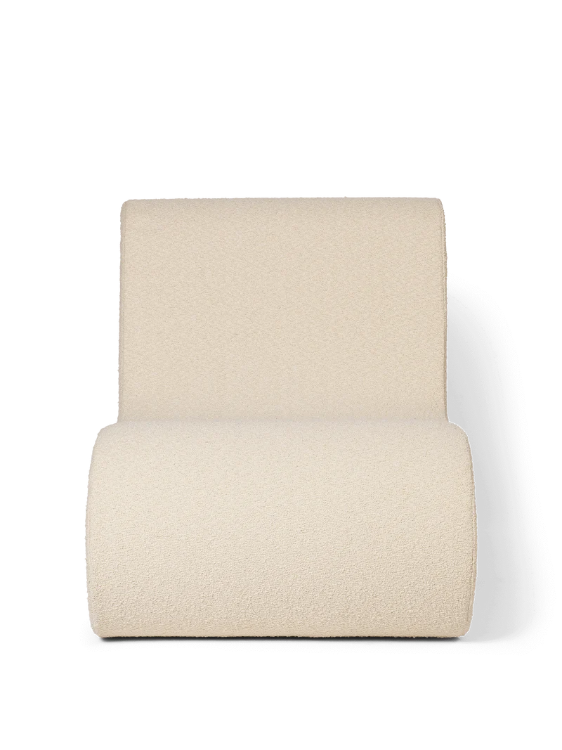 Rouli Center Module - Pure Bouclé - Off-white