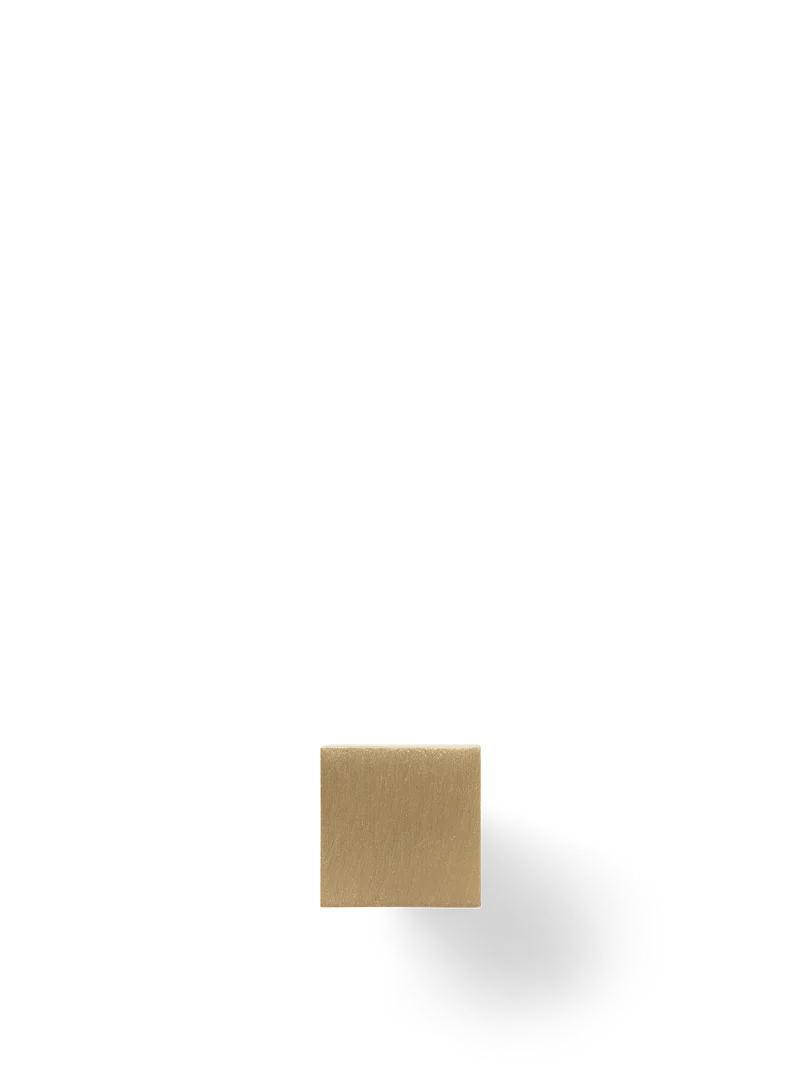Square Hook - Small - Brass
