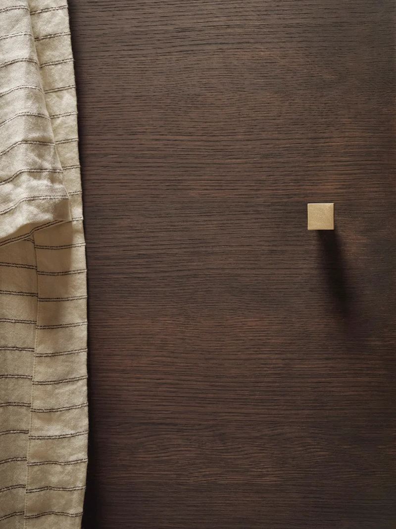 Square Hook - Small - Brass