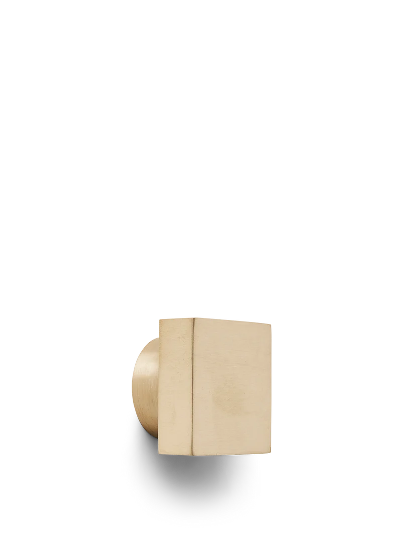Square Hook - Large - Brass