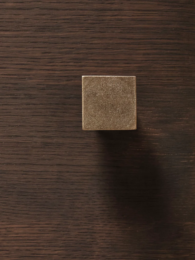Square Hook - Large - Casted Brass