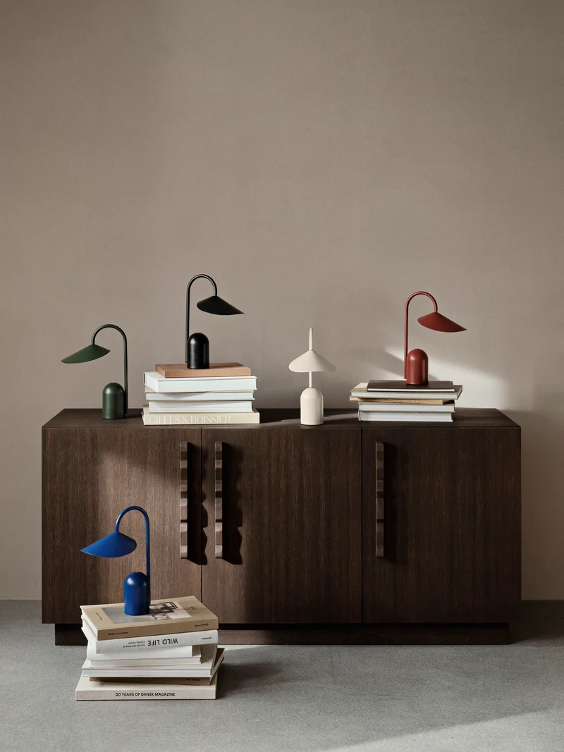 Arum Portable Lamp - Oxide Red