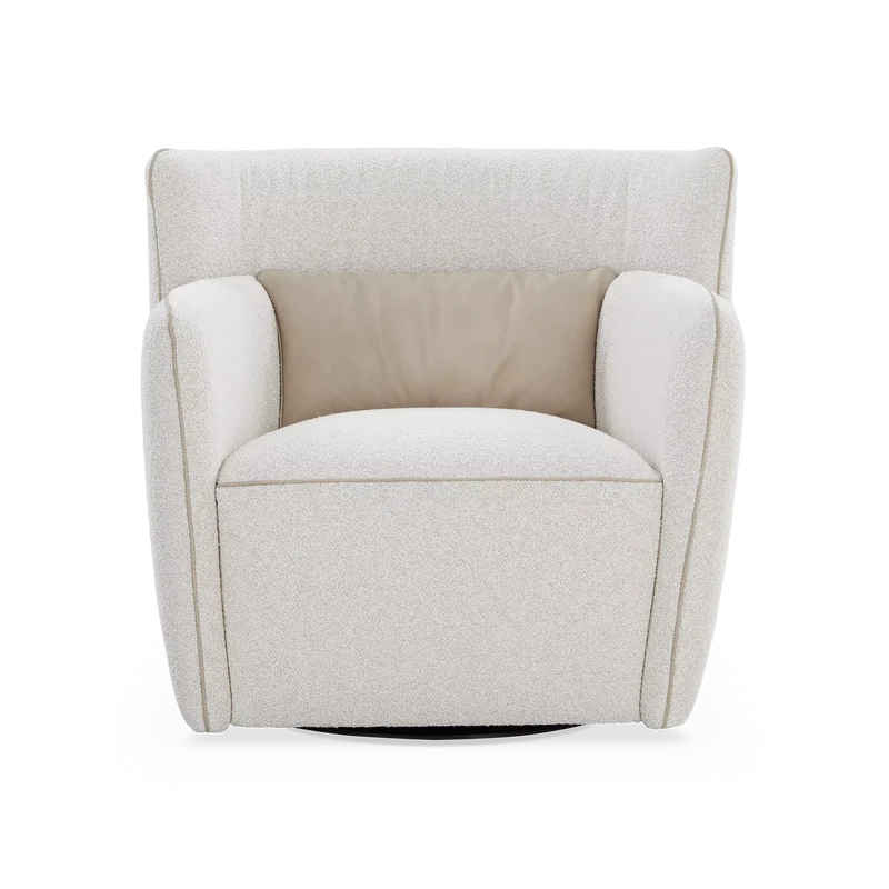 Tulip - Bouclé Fabric Swivel Chair by Gamma