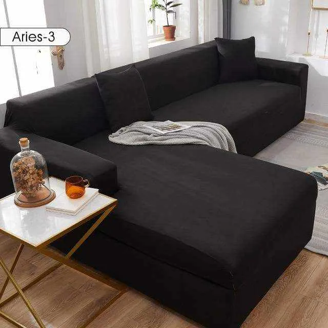 Housse canapé d'angle élastique LYCRA