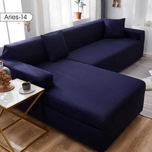 Housse canapé d'angle élastique LYCRA