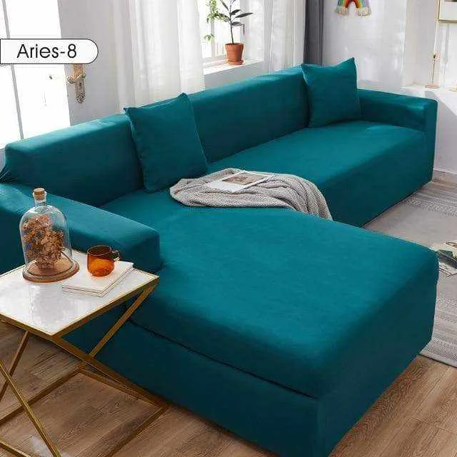 Housse canapé d'angle élastique LYCRA