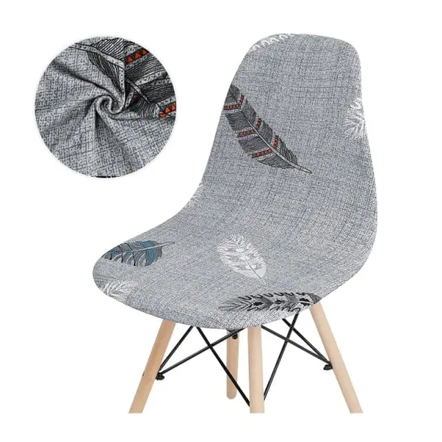 SCANBLACK - Housse de chaise scandinave imprimé