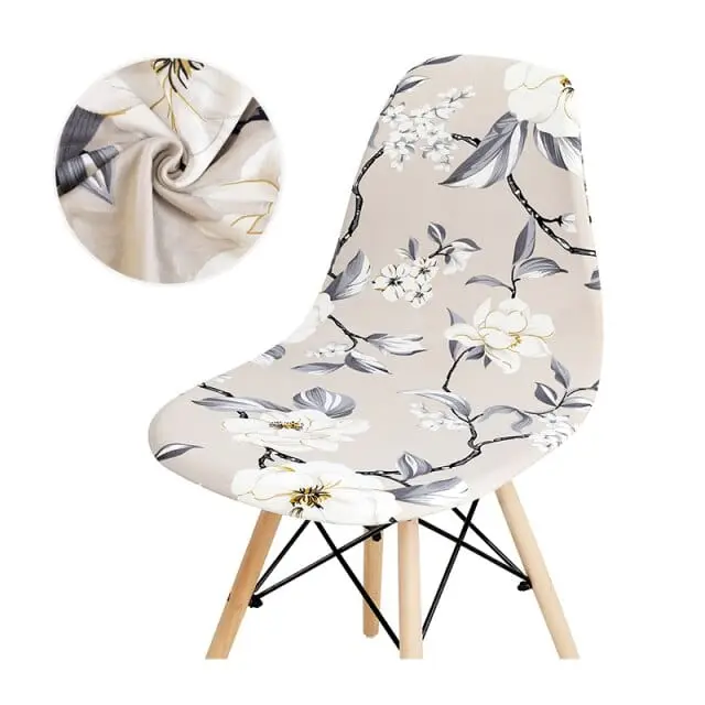 SCANBLACK - Housse de chaise scandinave imprimé