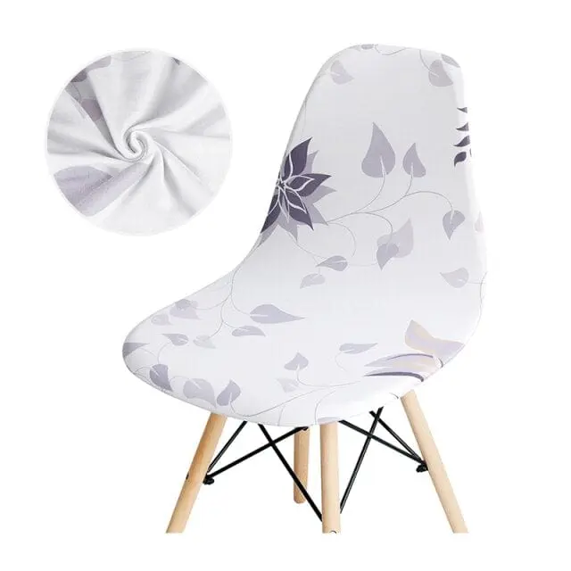 SCANBLACK - Housse de chaise scandinave imprimé