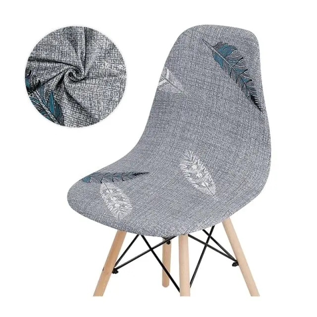 SCANBLACK - Housse de chaise scandinave imprimé