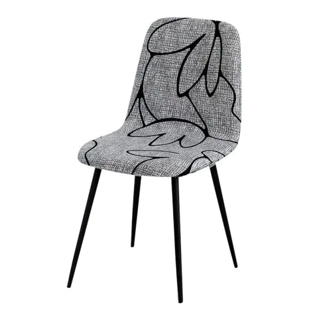 Housse de chaise scandinave florale SCANFLOWER