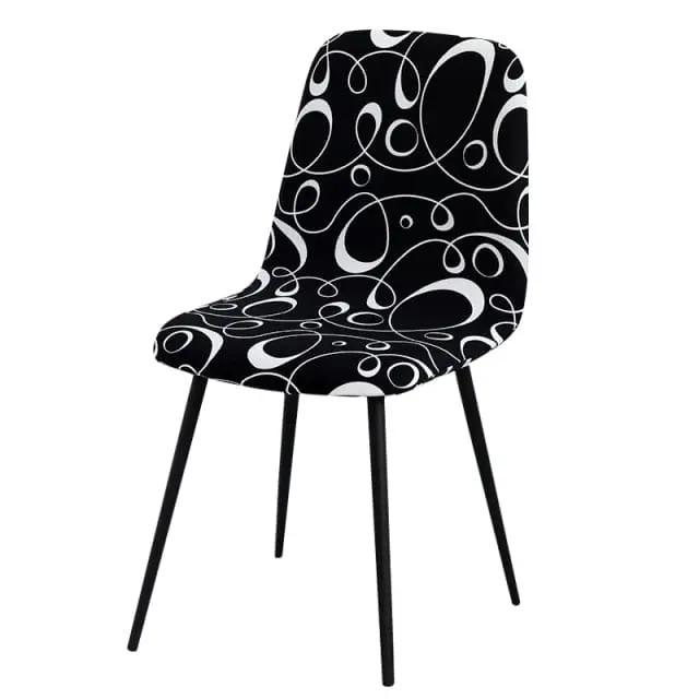 Housse de chaise scandinave florale SCANFLOWER