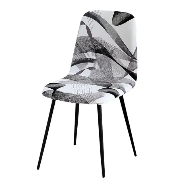 Housse de chaise scandinave florale SCANFLOWER