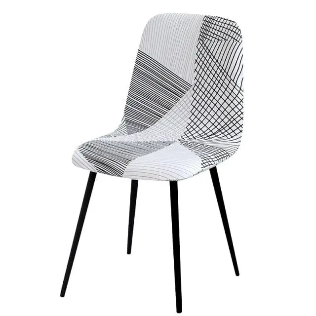 Housse de chaise scandinave florale SCANFLOWER