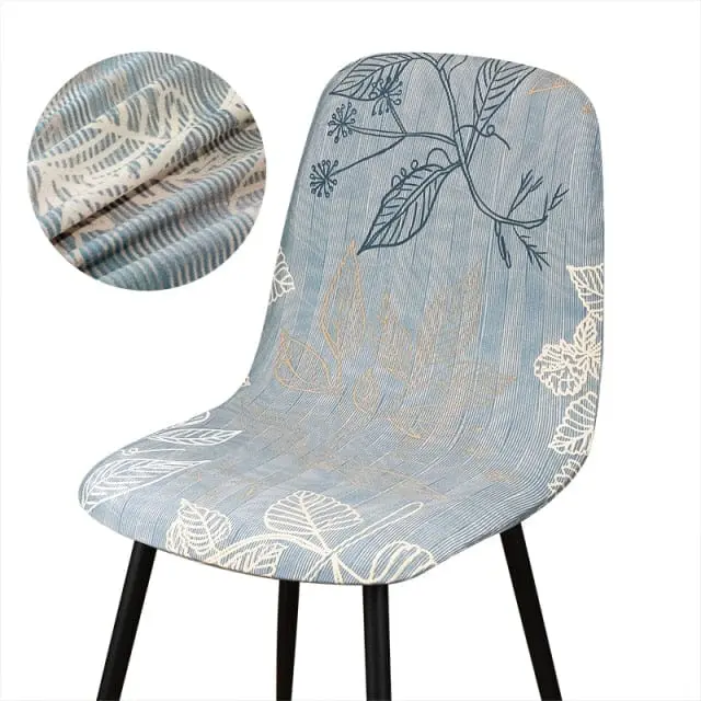 Housse de chaise scandinave florale SCANFLOWER
