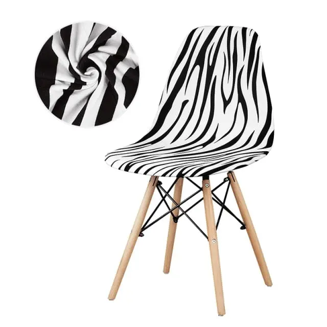 GEONAV - Housse de chaise scandinave géométrique