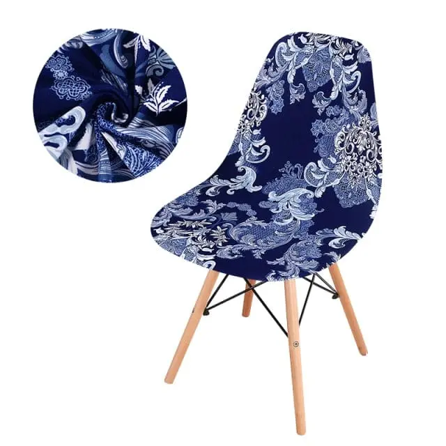 GEONAV - Housse de chaise scandinave géométrique