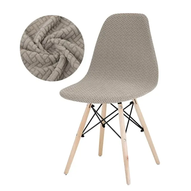 GEONAV - Housse de chaise scandinave géométrique