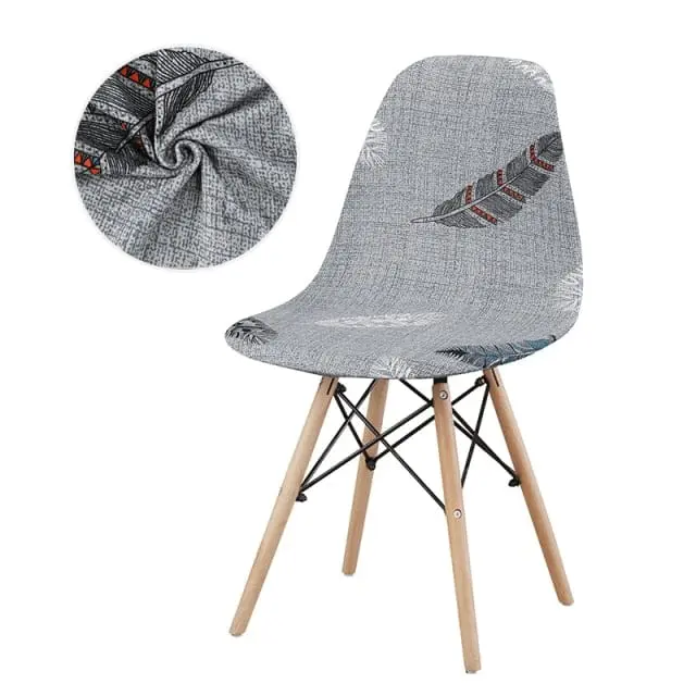 GEONAV - Housse de chaise scandinave géométrique