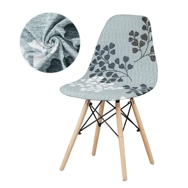 GEONAV - Housse de chaise scandinave géométrique