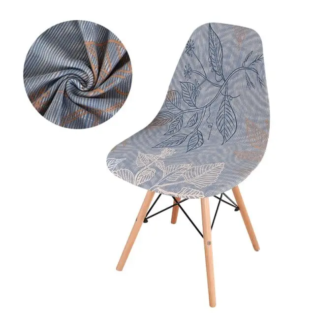 GEONAV - Housse de chaise scandinave géométrique