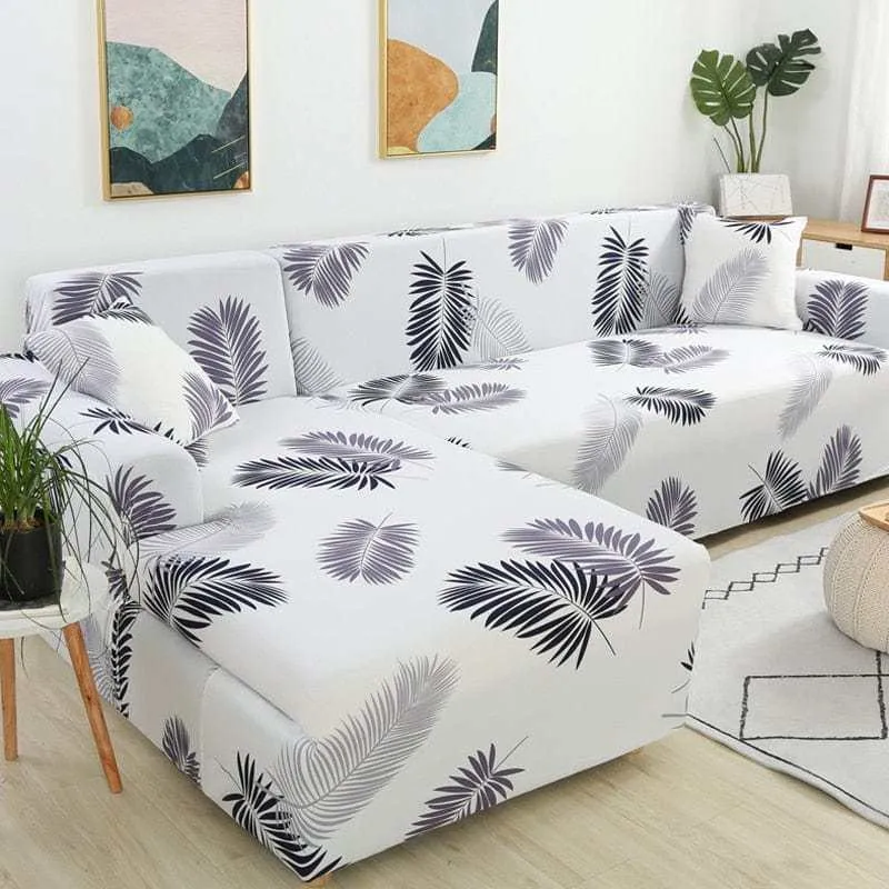 Housse de canapé d'angle TEMU - Design florale