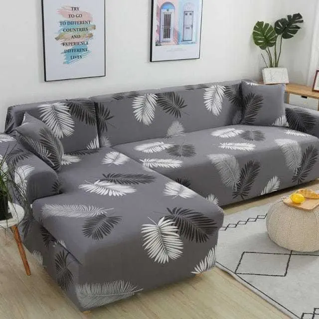 Housse de canapé d'angle TEMU - Design florale