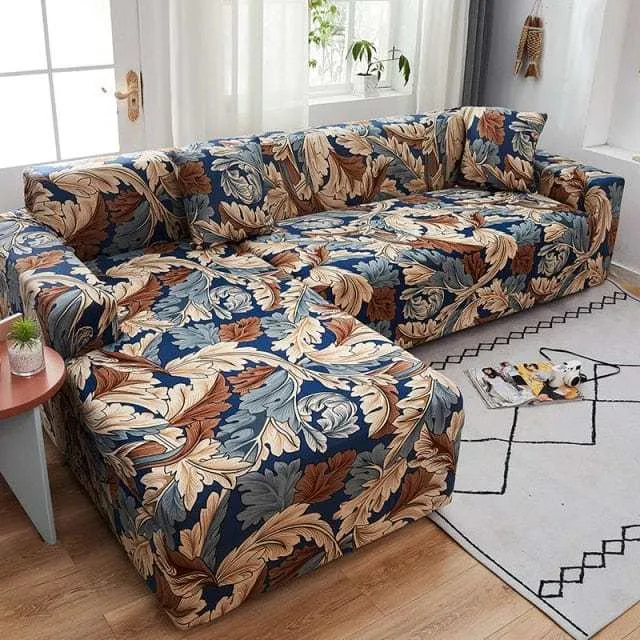 Housse de canapé d'angle TEMU - Design florale