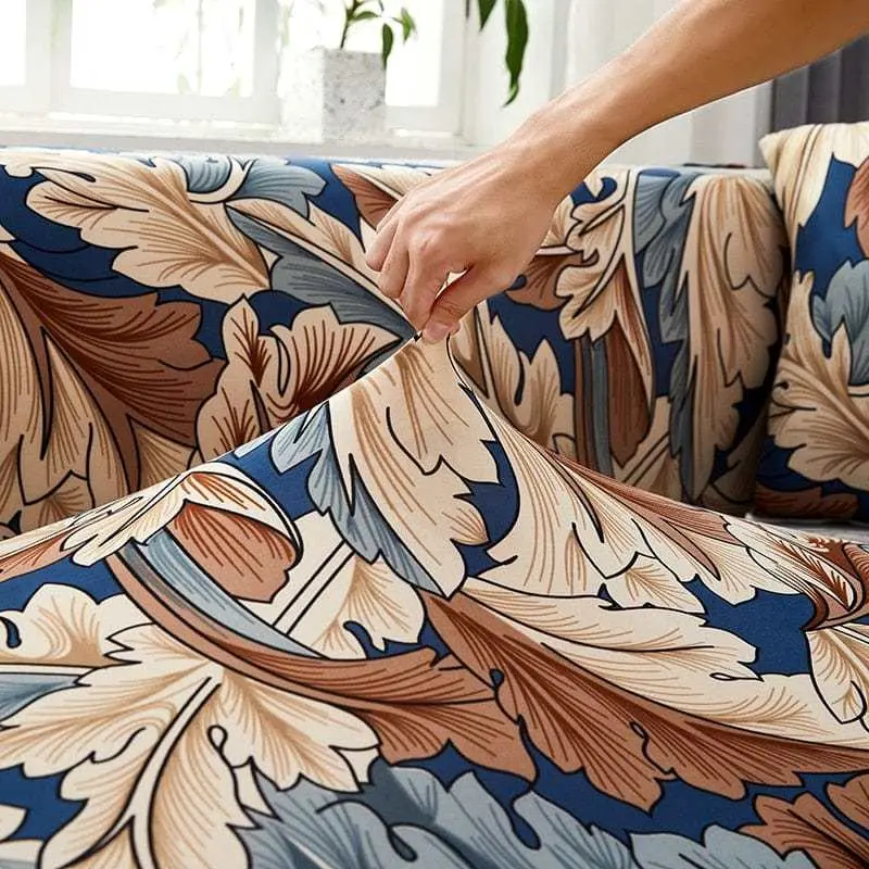 Housse de canapé d'angle TEMU - Design florale
