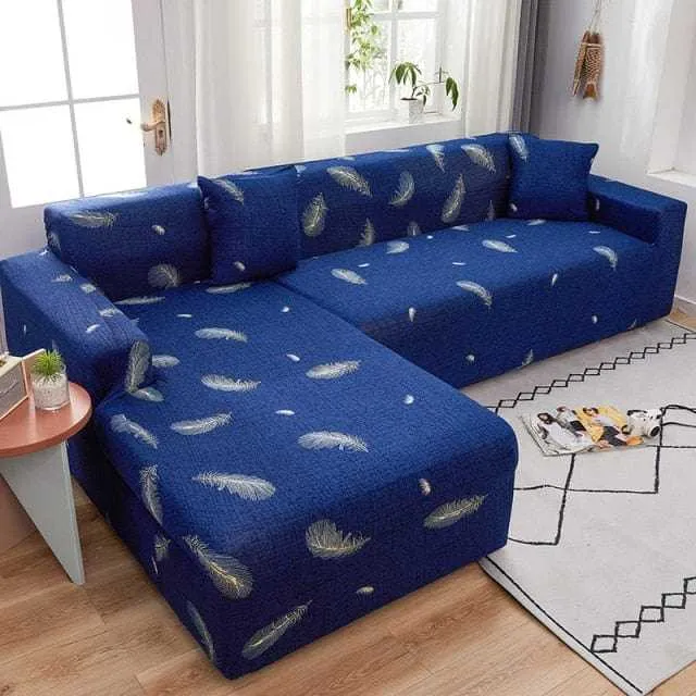 Housse de canapé d'angle TEMU - Design florale