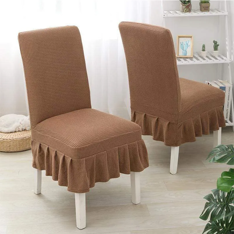 Housse de chaise de style nordique en une pièce extensible