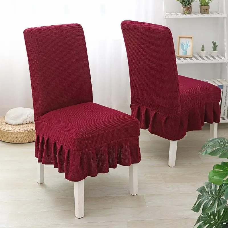 Housse de chaise de style nordique en une pièce extensible
