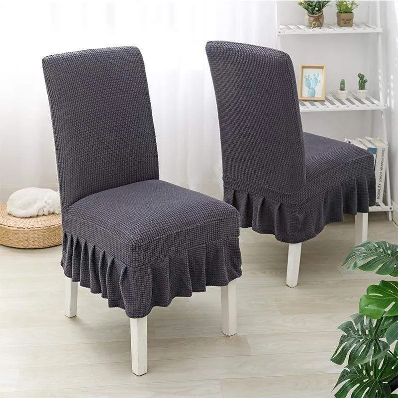 Housse de chaise de style nordique en une pièce extensible