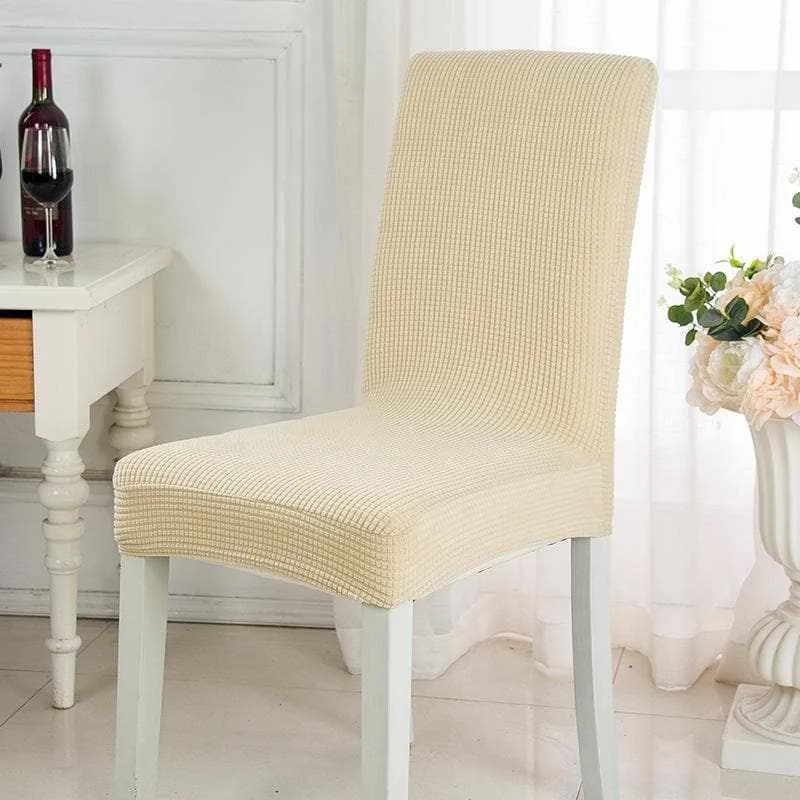 Housse de chaise en tissu jacquard KEMSAT