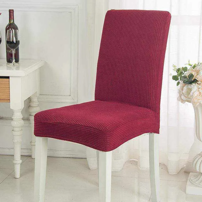 Housse de chaise en tissu jacquard KEMSAT