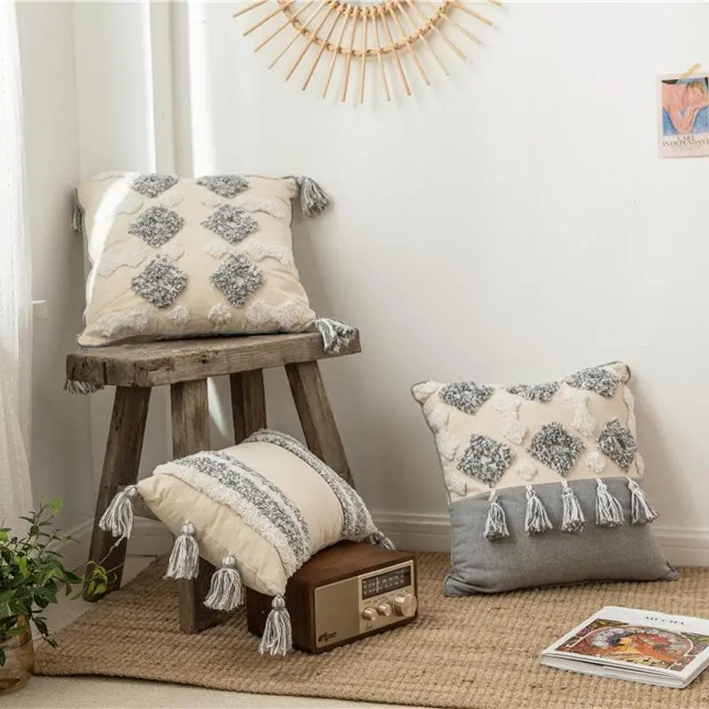 Oreiller - coussin en toile de coton