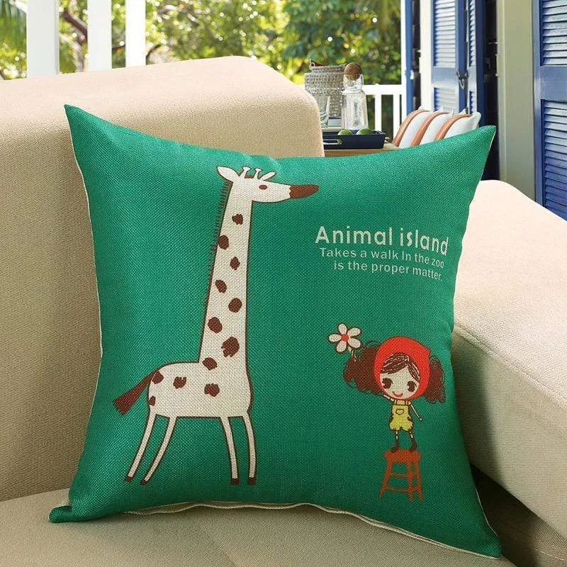 Housse de coussin de canapé imprimée CATOCAT