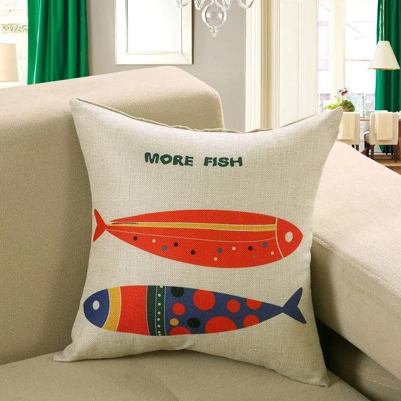 Housse de coussin de canapé imprimée CATOCAT