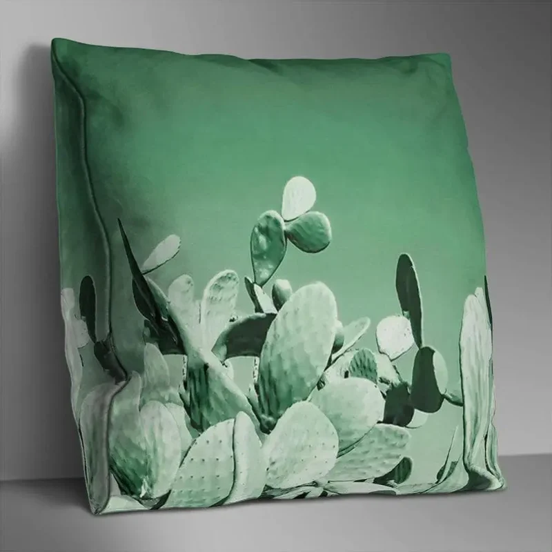 Housse de coussin imprimé double face