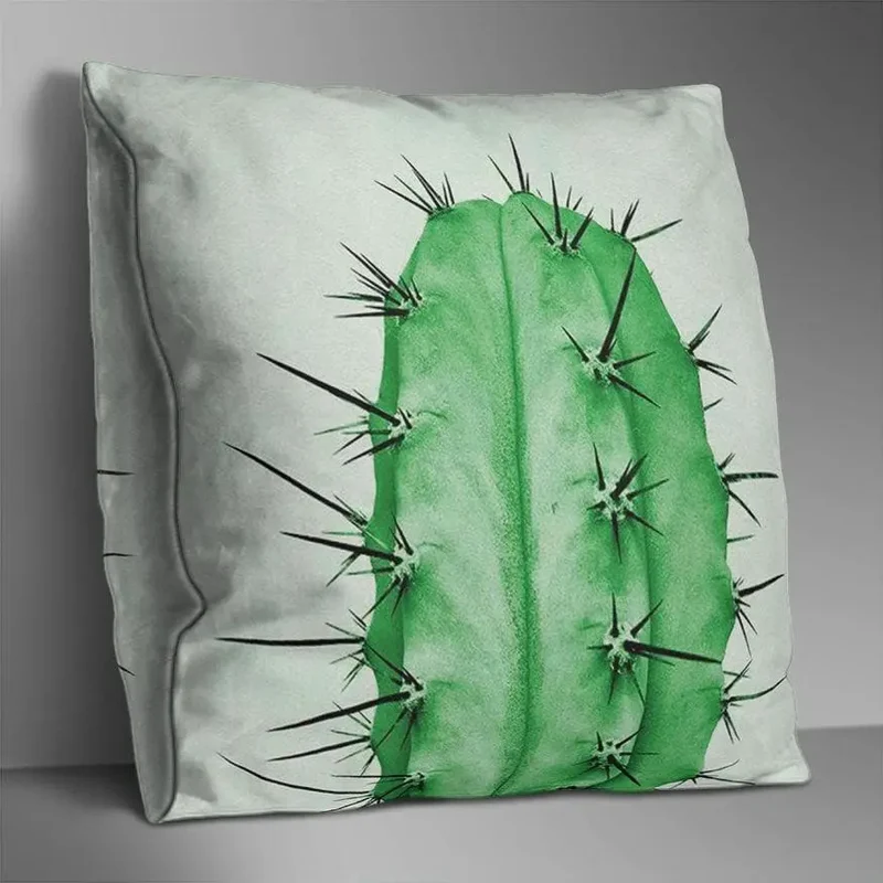 Housse de coussin imprimé double face
