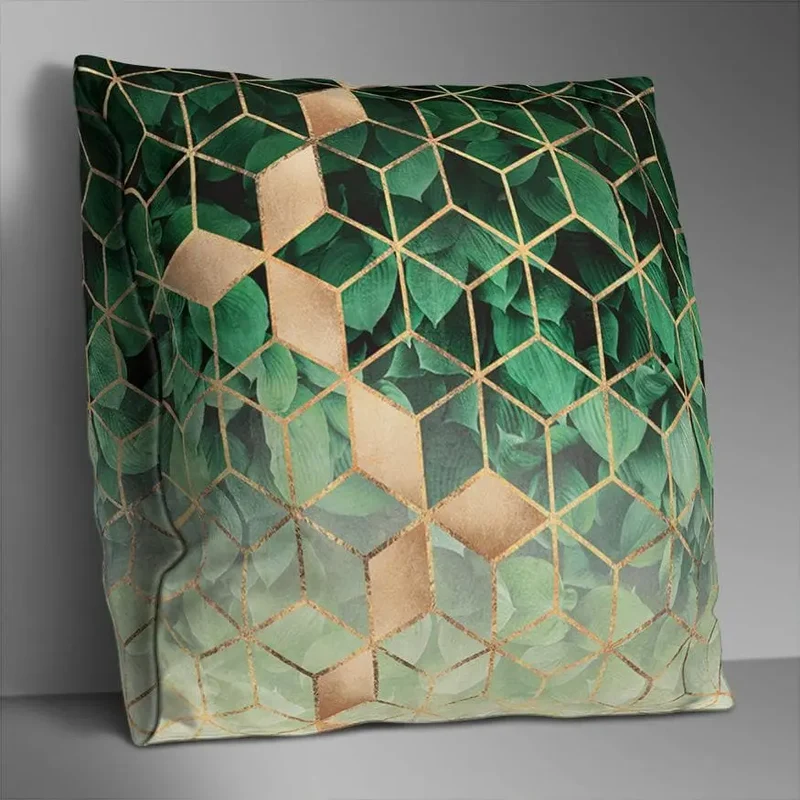 Housse de coussin imprimé double face