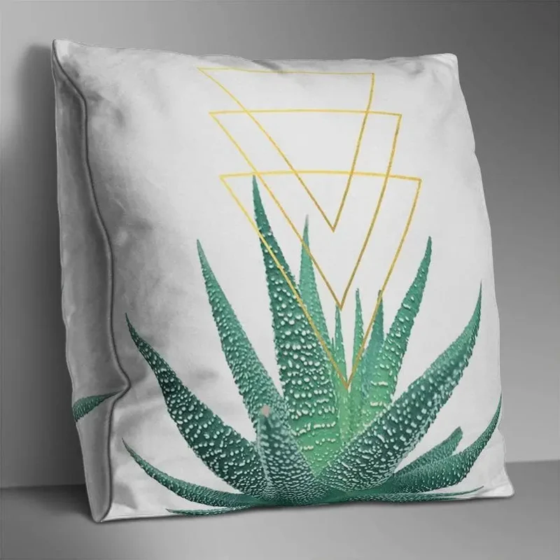 Housse de coussin imprimé double face