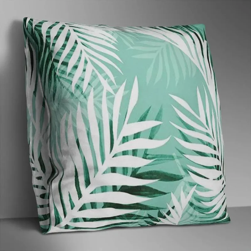 Housse de coussin imprimé double face