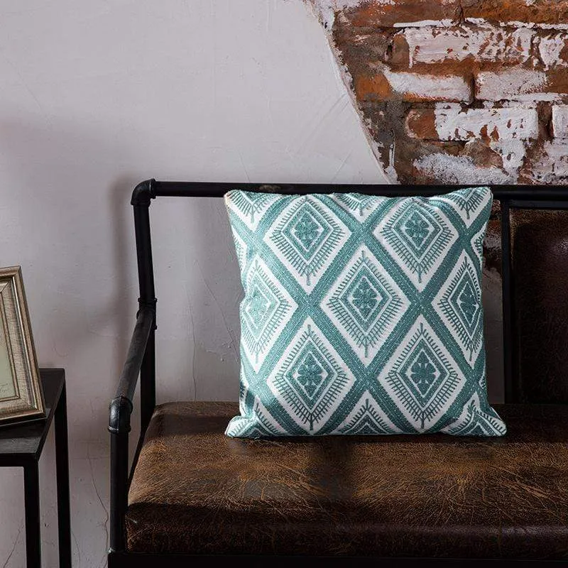 Coussin d'oreiller de bureau géométrique moderne
