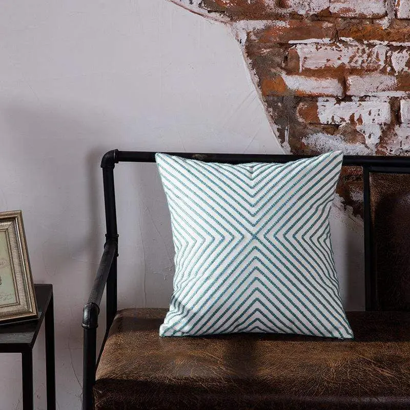 Coussin d'oreiller de bureau géométrique moderne