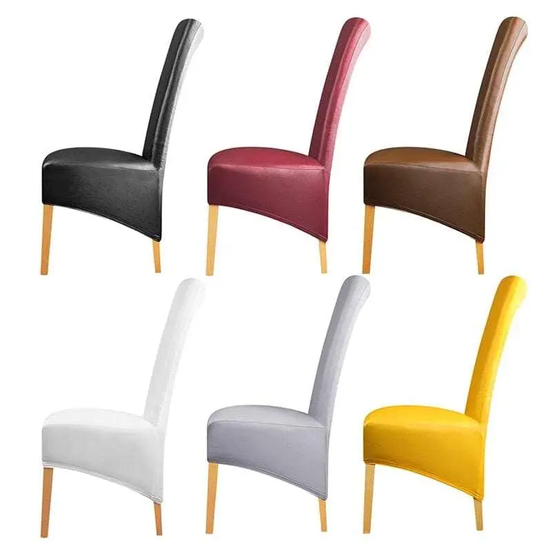 Housse de chaise haute tissu PU en cuir ou imprimé BIGCUIR