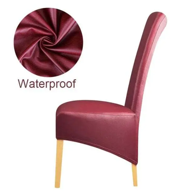 Housse de chaise haute tissu PU en cuir ou imprimé BIGCUIR