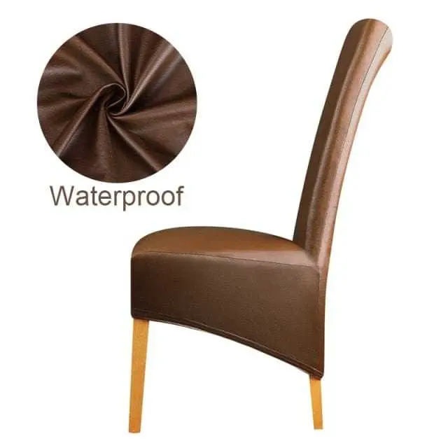 Housse de chaise haute tissu PU en cuir ou imprimé BIGCUIR