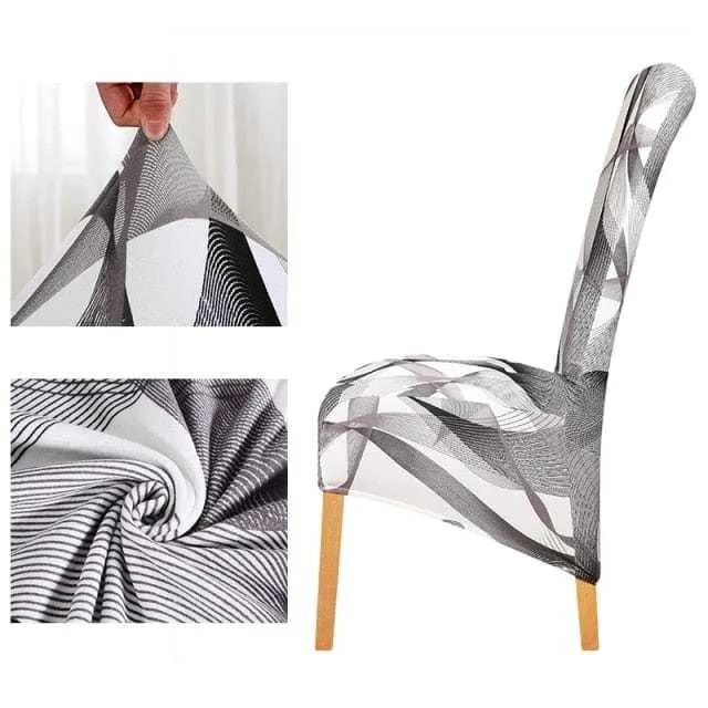 Housse de chaise haute tissu PU en cuir ou imprimé BIGCUIR