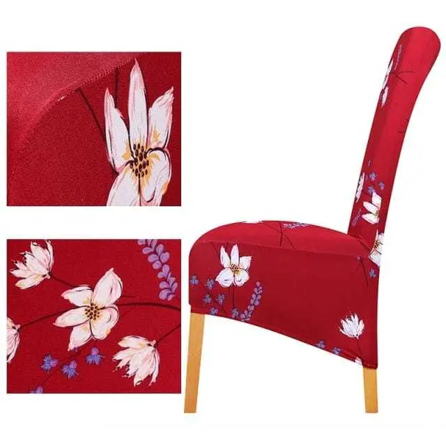 Housse de chaise haute tissu PU en cuir ou imprimé BIGCUIR